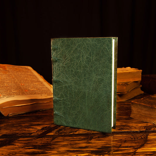 Renaissance sketchbook in Green