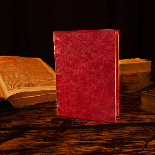 Renaissance sketchbook in Red