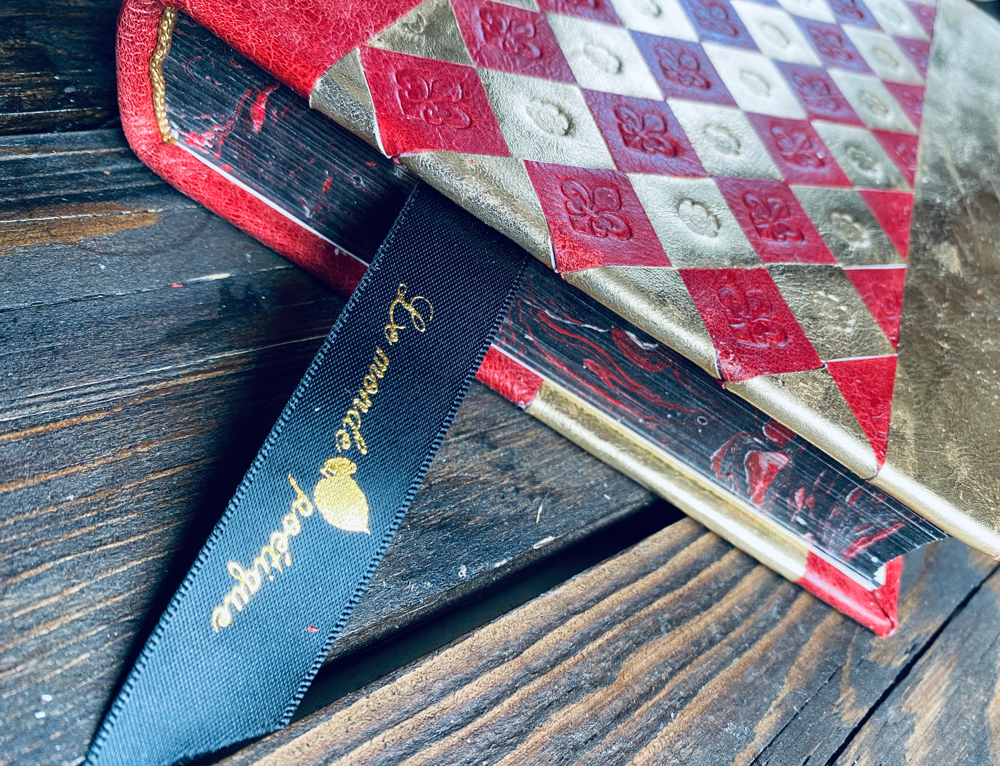 Harlequin in Gold and Red